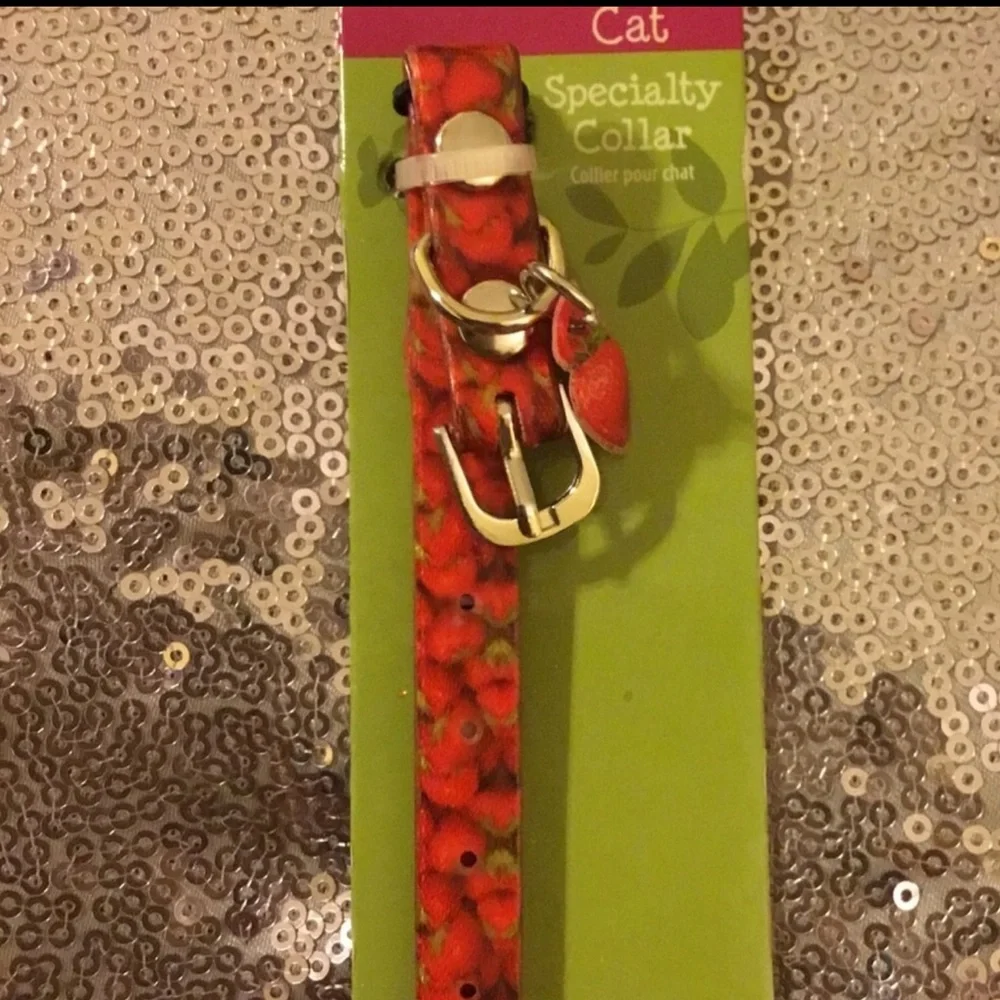 ✔️🌸Ⓜ️Whisker City brand bundle of two colorful NWT cat collars